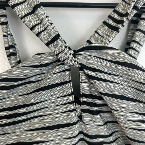 Athleta Kiki Printed Swim Halter Striped Dress Size Medium - Picture 5 of 12